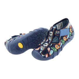Calzado infantil befado 190P101 azul marino azul multicolor verde 4