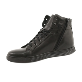 Zapatillas de cuero para hombre KENT negro Chris 1 Zapatillas de cuero para hombre KENT negro Chris 1