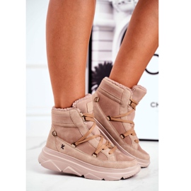 Kylie Crazy Zapatillas de Mujer Beige Botas para la nieve Missy 2