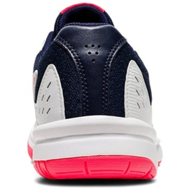 Zapatillas de mujeres Asics Court Slide blanco-azul marino-rosa 1042A030 112 rosado 4