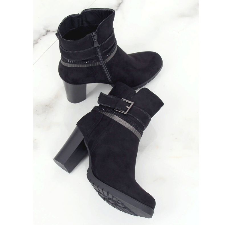 Botas negras de tacón BH126-KB Black negro 1 Botas negras de tacón BH126-KB Black negro 1