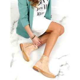 Botas con cuña beige oculta ZT1013 Gris 3