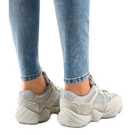 Zapatillas deportivas grises MS521-26 3