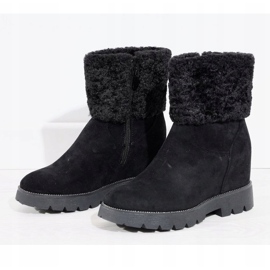 Botas con aislamiento en ante negras de Bodri negro 3