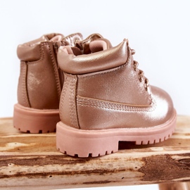 FRROCK Botas Trappers Infantiles Dorado Rosa Dexter rosado 5