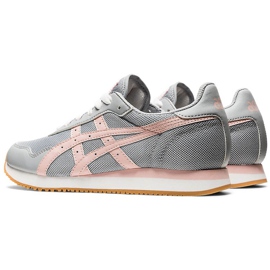 Zapatillas de mujer Asics Tiger Runner gris-rosa 1192A160 022 rosado 4