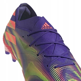 Botas de fútbol adidas Nemeziz.1 Fg violeta EH0760 4
