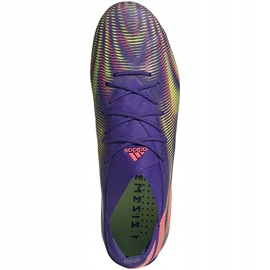 Botas de fútbol adidas Nemeziz.1 Fg violeta EH0760 púrpura 1