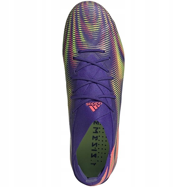 Botas de fútbol adidas Nemeziz.1 Fg violeta EH0760 1