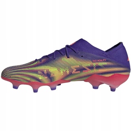 Botas de fútbol adidas Nemeziz.1 Fg violeta EH0760 2