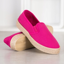SHELOVET Alpargatas Fucsia rosado 2
