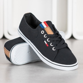SHELOVET Zapatillas Negras negro 2