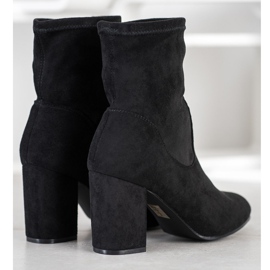 SDS Botas sin cordones de moda negro 2