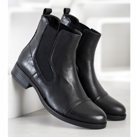 Super Mode Botas Chelsea clásicas negro 2