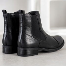 Super Mode Botas Chelsea clásicas negro 3