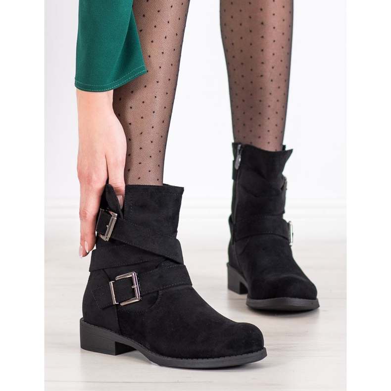 SDS Trabajadores de gamuza negro 1