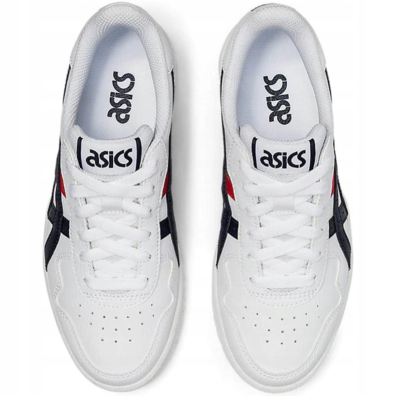 Zapatillas Asics Japan S Gs blancas 1194A076 103 para niños blanco negro rojo 1