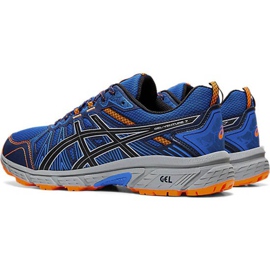 Zapatillas Asics Gel Venture 7 para hombre azul-naranja 1011A560 400 4
