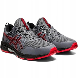 Zapatillas de running Asics Gel Venture 8 para hombre gris-rojas 1011A824 020 rojo 3