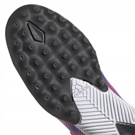 Botas de fútbol adidas Nemeziz.3 Tf Jr EH0576 naranja, morado, rosa violeta 5