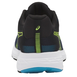 Zapatillas de running de hombre Asics Gel Phoenix 9 T822N 400 negro azul marino amarillo 5