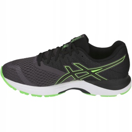 Zapatillas de running de hombre Asics Gel Pulse 10 1011A007-021 negro verde 2