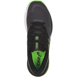 Zapatillas de running de hombre Asics Gel Pulse 10 1011A007-021 negro verde 1