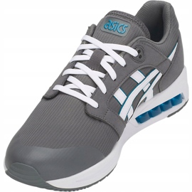 Zapatillas de hombre Asics Gelsaga Sou gris y blanco 1191A112 020 4