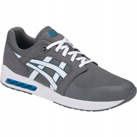 Zapatillas de hombre Asics Gelsaga Sou gris y blanco 1191A112 020 3