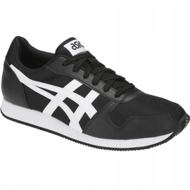 Zapatillas de hombre Asics Curreo Ii en blanco y negro 1191A157 002 3