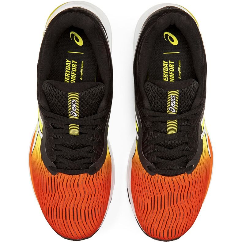 Zapatillas de hombre Asics Gel Pulse 11 negro y naranja 1011A550 800 multicolor 1