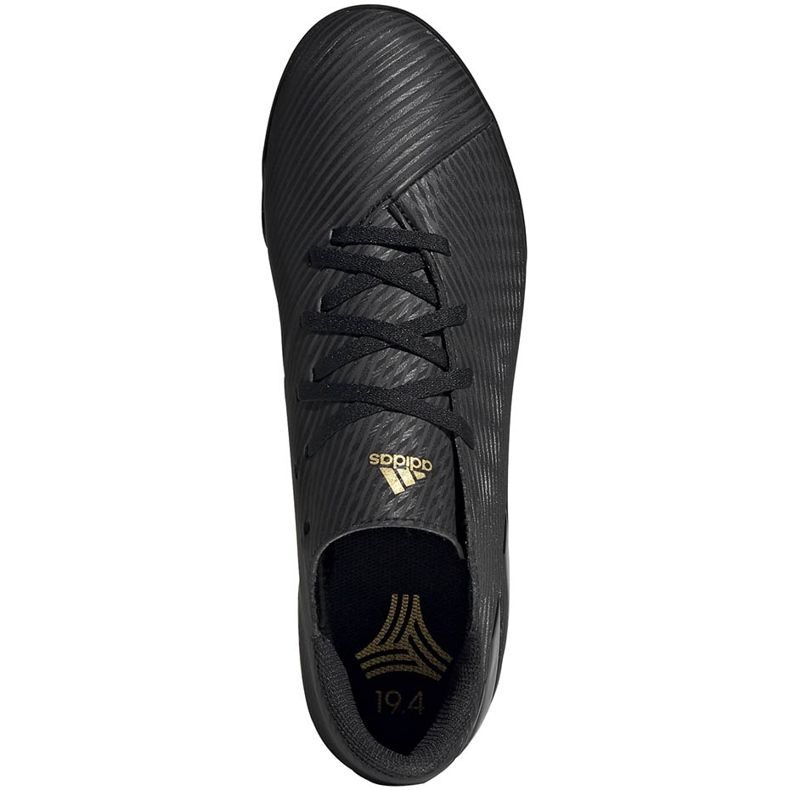Botas de fútbol adidas Nemeziz 19.4 Tf negras F34525 negro negro 1