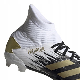 Botas de fútbol adidas Predator 20.3 Fg Junior FW9215 blanco blanco 4