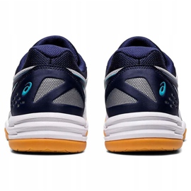 Asics Zapatillas de voleibol Acics Upcourt 4 blanco y azul marino 1071A053 100 para hombre 5