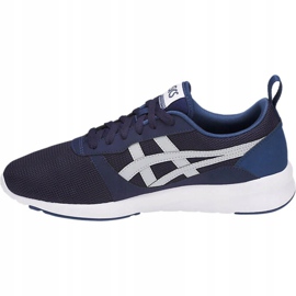 Zapatos de Hombre Asics Lyte Jogger azul marino H832N 5896 blanco 2