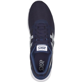 Zapatos de Hombre Asics Lyte Jogger azul marino H832N 5896 blanco 1