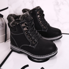 Tramperos para niños aislados con piel Black Luke negro 2