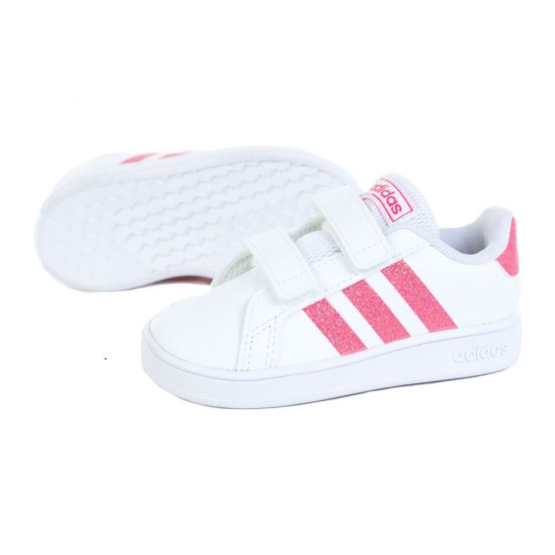 Zapatillas Adidas Grand Court I Jr EG3815 blanco negro 1