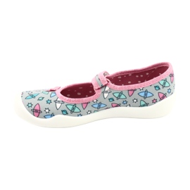Calzado infantil befado 114Y409 azul rosado gris 2