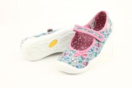 Calzado infantil befado 114Y409 azul rosa gris 4