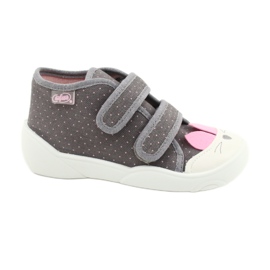 Calzado infantil befado 212P059 rosa gris 1