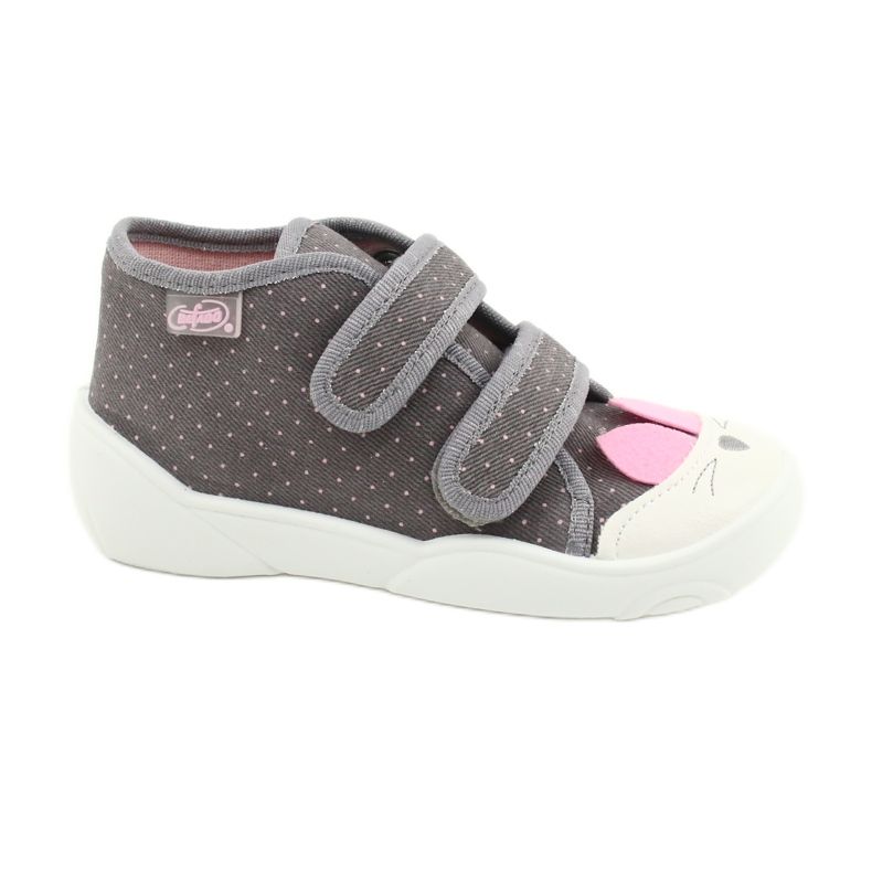 Calzado infantil befado 212P059 rosa gris 1