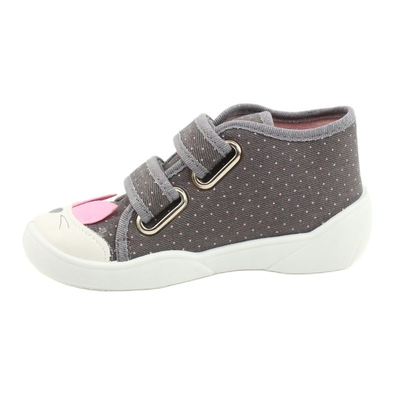 Calzado infantil befado 212P059 rosado gris 2