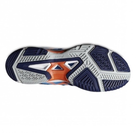 Zapatillas de voleibol Asics Gel-Beyond 4 Mt B403N-4130 púrpura, azul, naranja, gris/plata azul 1