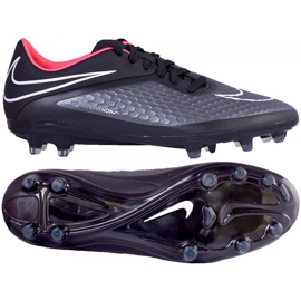 Botas de fútbol Nike Hypervenom Phelon Fg 599730-016 morado, negro negro 2