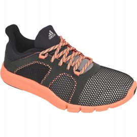 Zapatillas de entrenamiento Adidas Adipure Flex W AF5875 negro naranja gris 2