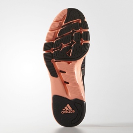 Zapatillas de entrenamiento Adidas Adipure Flex W AF5875 negro naranja gris 4