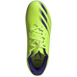 Botas de fútbol Adidas X Ghosted.4 FxG Junior verdes EG8220 1