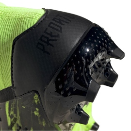 Botas de fútbol adidas Predator Mutator 20.1 Fg Junior verde-negras EH3017 4