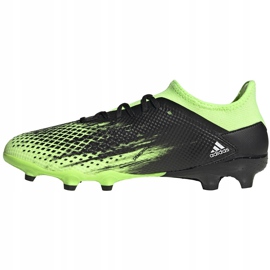 Botas de fútbol adidas Predator 20.3 L Fg verde y negro EH2922 2